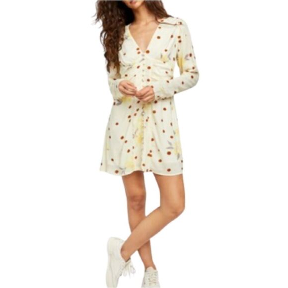 free PEOPLE Date Night Mini Dress - Picture 4 of 8